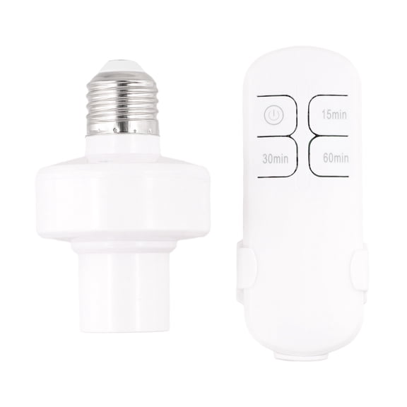 TeeRees Smart E27 Lamp Holder with Remote Control & Timer: Wireless Convenience!