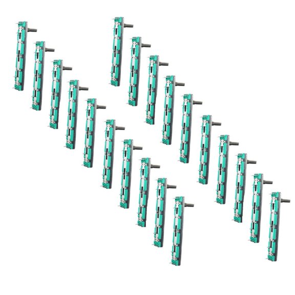 TeeRees Straight Dual Linear Slide Potentiometer Handle Fader Variable Resistor Mixer