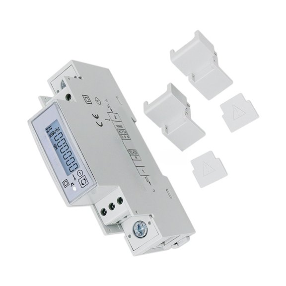 TeeRees TAC1100 Single-Phase Multifunction Energy Meter Din Rail Mount with Lcd Display