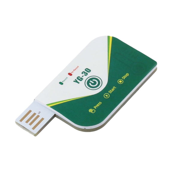 TeeRees Temperature Logger Usb Ip67 Waterproof 180 Days with Alarm And Pdf Reports