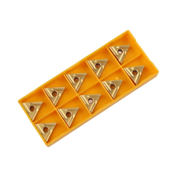 TeeRees Tungaloy 10Pcs Tnmg332Rs Cnc inserts for Steel Stainless Iron Machining Tasks