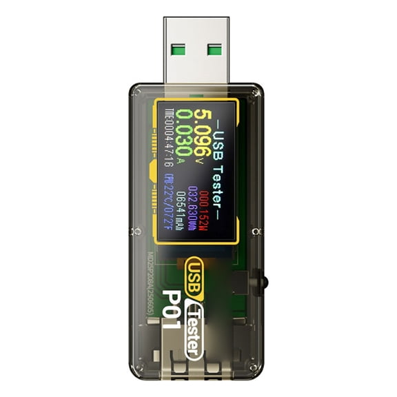 TeeRees Usb Power Bank Tester P01 Verifies Actual Capacity Mah Wh Avoids False Claims