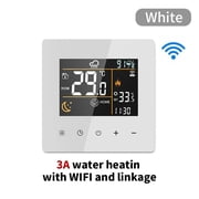 TeeRees WiFi Thermostat for Smart, Digital Temperature Controller with LCD Screen, Remote App Control, Anti-Freeze Protection, White
