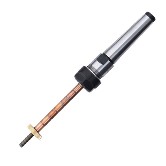 TeeRees Woodturning Mandrel with Bushing System for Quick ADjustments And Stability Taper handle