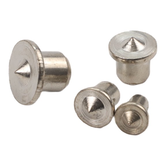 TeeRees Woodworking Dowel Drill Center Pin Set 4Pcs Tenon Alignment Pins 6 8 10 12mm Solid