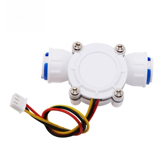 TeeRees Yf-S301 Water Flow Sensor 3-Way Flow Meter with Hall Effect Technology 3-Point Pe interfACe Water Flow Sensor Spare Parts