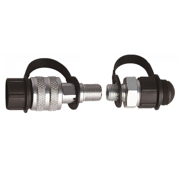 TeeRees Zg3/8 Hydraulic Quick Connector Set Carbon Steel High Pressure Oil Pipe Coupling Male Female Threaded Fitting for industrial,Zg3/8