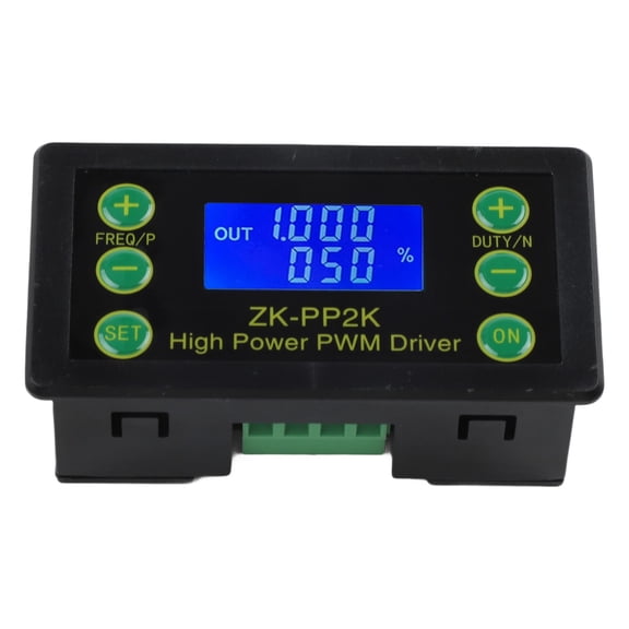 TeeRees Zk-Pp2K Pwm & Pulse Generator 3.3~30V Motor Speed Controller Regulator Cycle Adjustable Driver Led Dimmer Frequency Duty Ratio