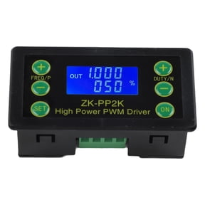 TeeRees Zk-Pp2K Pwm & Pulse Generator 3.3~30V Motor Speed Controller Regulator Cycle Adjustable Driver Led Dimmer Frequency Duty Ratio