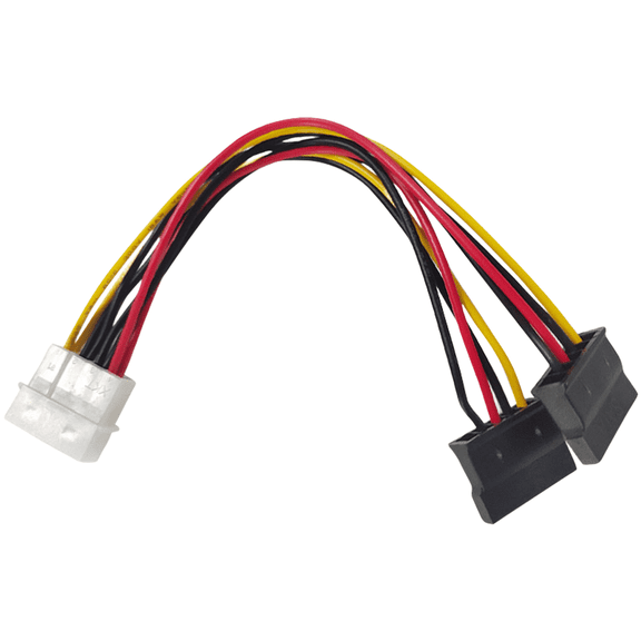 TeeRees for Sata Hard Drives Hdd Power Cable Copper Power Wires 15-Pin Power Connector,B