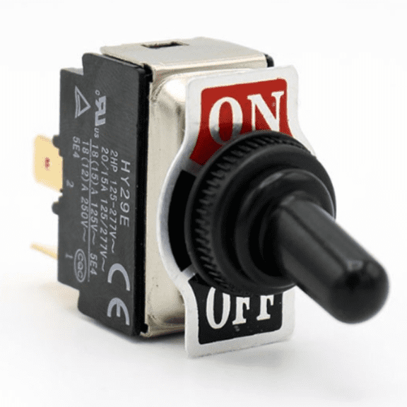 TeeRees for toggle Switch Self Locking 2 Position 4 Pin for Hy29E 125V~277V~ 18A,with Label
