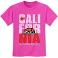 thumbnail image 1 of TeeStars - California Bear Republic Kids T-Shirt Large Pink, 1 of 4