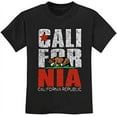 thumbnail image 1 of TeeStars - California Bear Republic Kids T-Shirt Medium Black, 1 of 4
