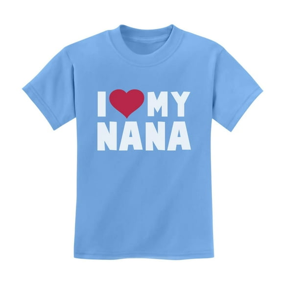 TeeStars - I Love Heart My Nana Children's Mother's Day Gift Kids T-Shirt 3T California Blue