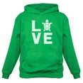 thumbnail image 1 of TeeStars - I Love Turtles - Animal Lover Turtle Print Cute Hoodie Large Green, 1 of 3