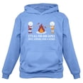 thumbnail image 1 of TeeStars - It's All Fun And Games Until Someone Looses A Women Hoodie X-Large California Blue, 1 of 4