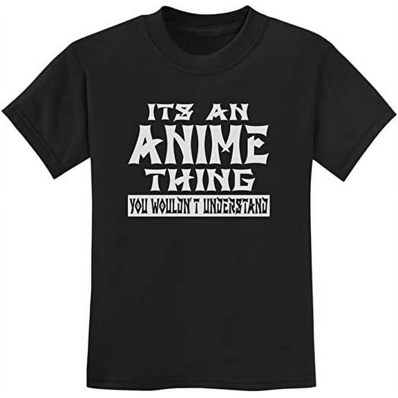 TeeStars - It's An Anime Thing You Wouldn't Understand Kids T-Shirt Medium Black