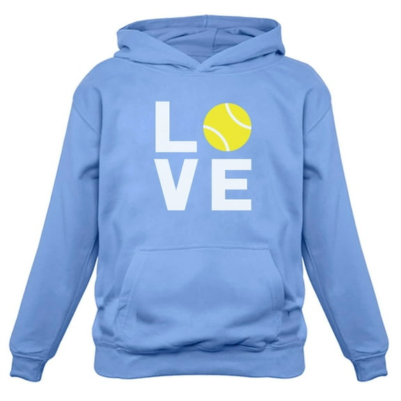 TeeStars - Love Tennis - Gift Idea for Tennis Fans Cool Hoodie X-Large California Blue