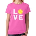 thumbnail image 1 of TeeStars - Love Tennis - Gift Idea for Tennis Fans Cool Women T-Shirt X-Large Pink, 1 of 5