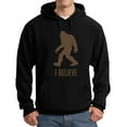 thumbnail image 1 of TeeStars Men's - Bigfoot I Believe Hoodie XX-Large Black, 1 of 3