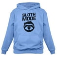 thumbnail image 1 of TeeStars Men's - Sloth Mode Hoodie X-Large California Blue, 1 of 1