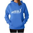 thumbnail image 1 of TeeStars - Volleyball Evolution - Gift for Volleyball Player Women Hoodie XX-Large California Blue, 1 of 4
