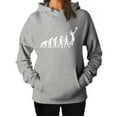 thumbnail image 1 of TeeStars - Volleyball Evolution - Gift for Volleyball Player Women Hoodie XX-Large Gray, 1 of 4