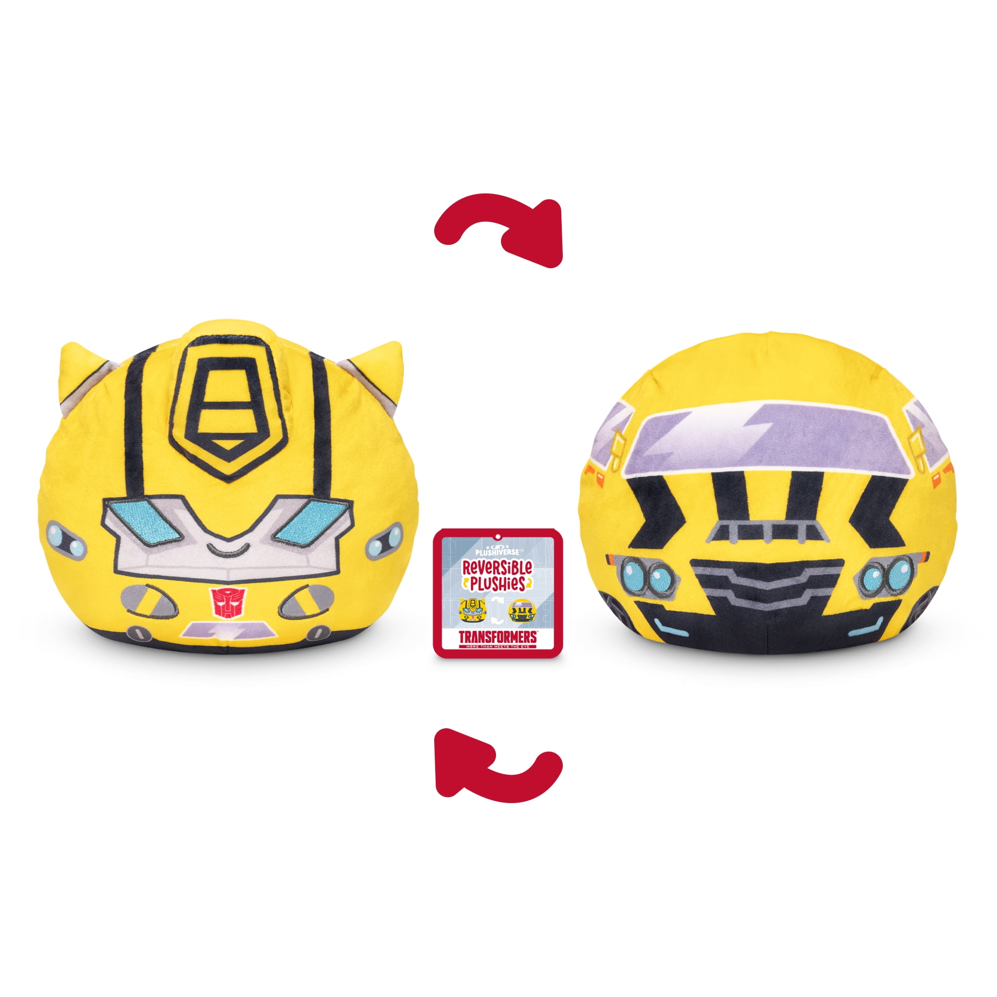 TeeTurtle Transformers Bumblebee 6 Inch Reversible Plush Toy