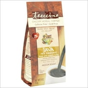 Teeccino Java Chicory Coffee Alternative - Ground Herbal Coffee That’s Prebiotic, Caffeine Free & Acid Free, Medium Roast, 11 Ounce