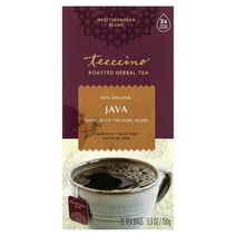 Teeccino Roasted Herbal Tea, Java, Caffeine Free, 25 Tea Bags, 5.3 oz (150 g)