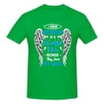 thumbnail image 1 of Teecentury Unisex I Know Heaven Is A Beautiful Place Because They Have My Wife Shirt Next Level - Unisex Fitted Tee Men'S Basic Short Sleeve T-Shirt Green 4x-Large, 1 of 5