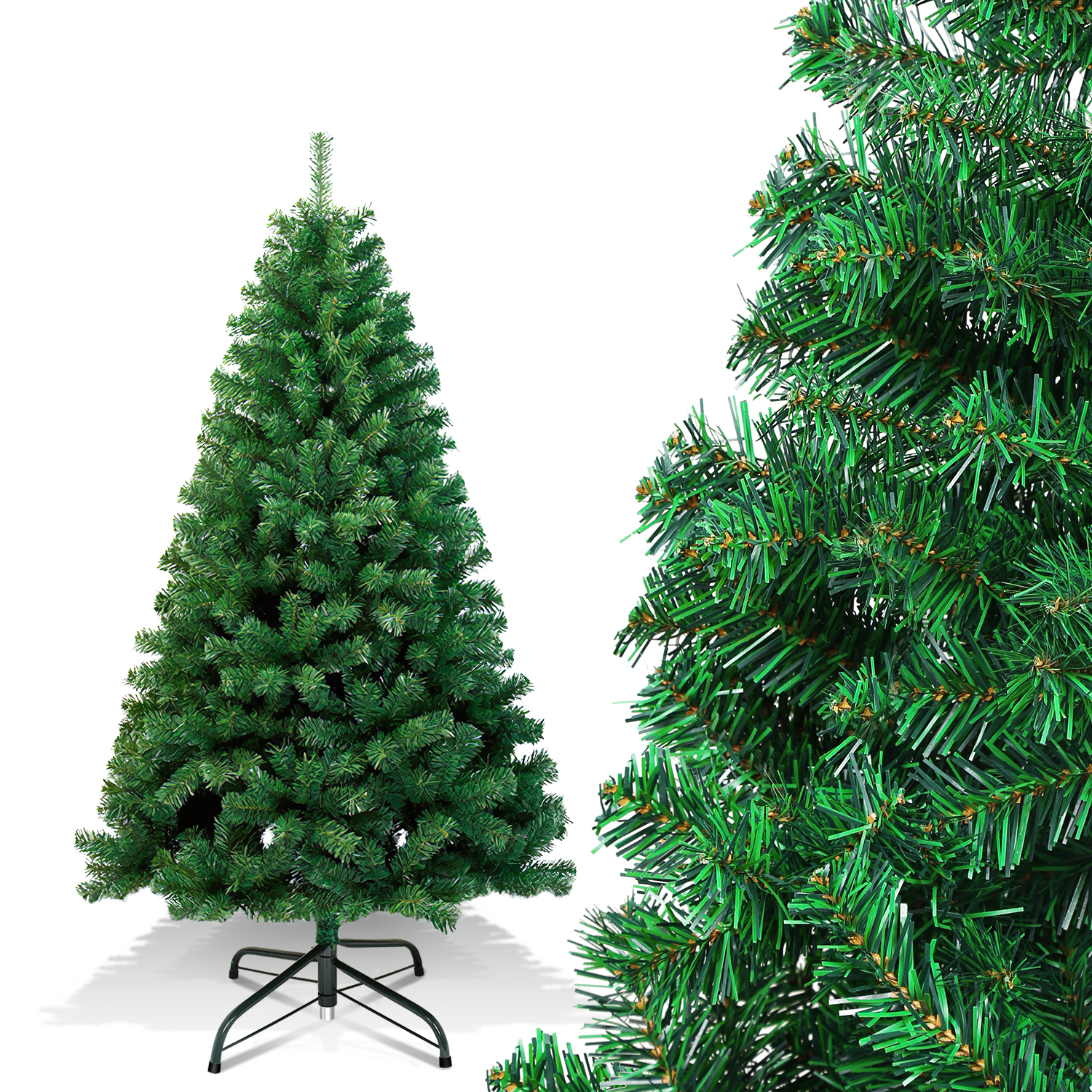 Teedor 5ft Artificial Christmas Tree, Unlit Christmas Pine Tree with