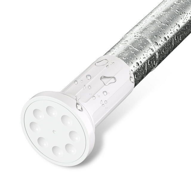 Teedor Shower Curtain Rod, 3043 inch Adjustable, Tension Spring Shower