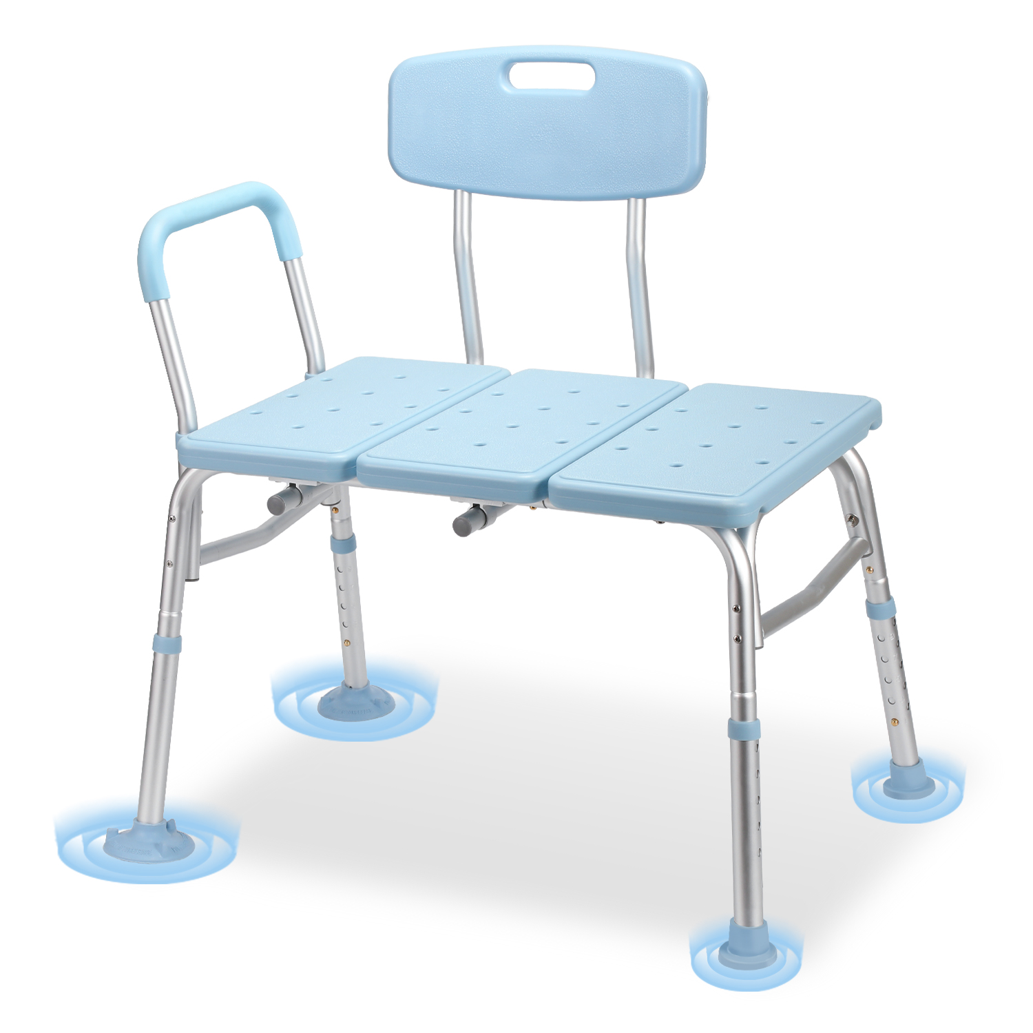 Teedor Shower Stool, AntiSlip Bath Shower Seat for Tub and Bathroom