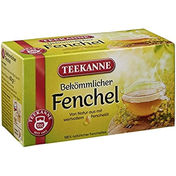Teekanne Fenchel (Fennel) / 3X 20 Tea Bags /  Direct German-Import