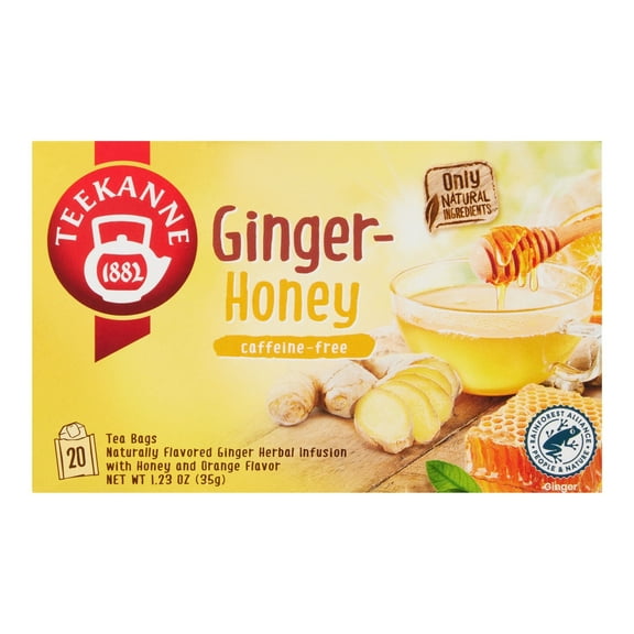 Teekanne Ginger Honey Herbal Tea 1.23 oz. Pack of 4