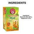 thumbnail image 1 of Teekanne Moroccan Mint Tea Caffeine Free Naturally Flavored Refreshing Spearmint Peppermint Herbal Tea with 20 Individually Wrapped Tea Bags Per Box Soothing Delicious Beverage, 1 of 5