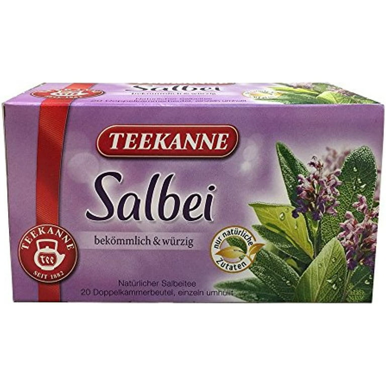 Teekanne Salbei (Sage) / 2X 20 Tea Bags / Fresh + Direct German-Import 