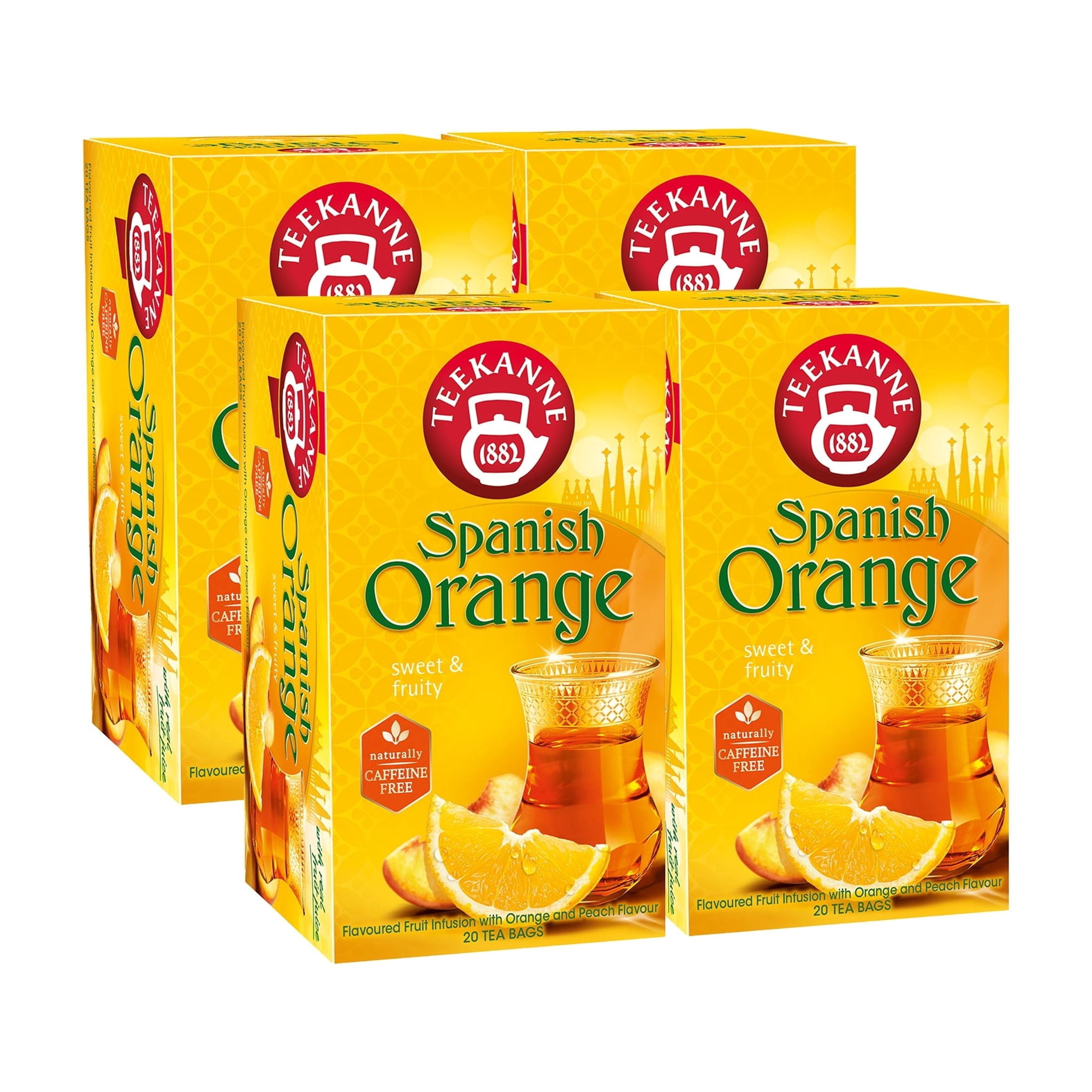 Teekanne Spanish Orange Tea Sun-Ripened Oranges & Juicy Peaches Full ...