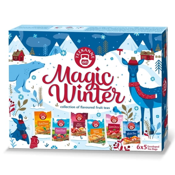 Teekanne tea set MAGIC WINTER Variety Gift box- 30 tea bags-