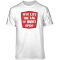 thumbnail image 1 of Teelocity Bag of Idiots Graphic T-Shirt (Medium - Standard Fit, White), 1 of 4