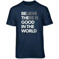 thumbnail image 1 of Teelocity Be The Good Graphic T-Shirt (Medium - Standard Fit, Navy), 1 of 4