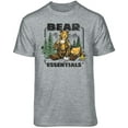 thumbnail image 1 of Teelocity Bear Essentials Graphic T-Shirt (Small - Standard Fit, Athletic Heather), 1 of 4