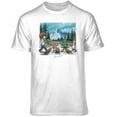 thumbnail image 1 of Teelocity Bob Ross Abby Road White Short Sleeve Graphic Tee, 1 of 4