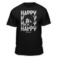 thumbnail image 1 of Teelocity Bob Ross Happy Graphic T-Shirt (Medium - Standard Fit, Black), 1 of 4