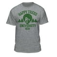 thumbnail image 1 of Teelocity Bob Ross Happy Trees University Athletic Heather Short Sleeve Graphic Tee, 1 of 4