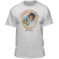 thumbnail image 1 of Teelocity Bob Ross Happy Trees White Short Sleeve Graphic Tee, 1 of 4