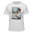 thumbnail image 1 of Teelocity Bob Ross Painting a Picture White Short Sleeve Graphic Tee, 1 of 4