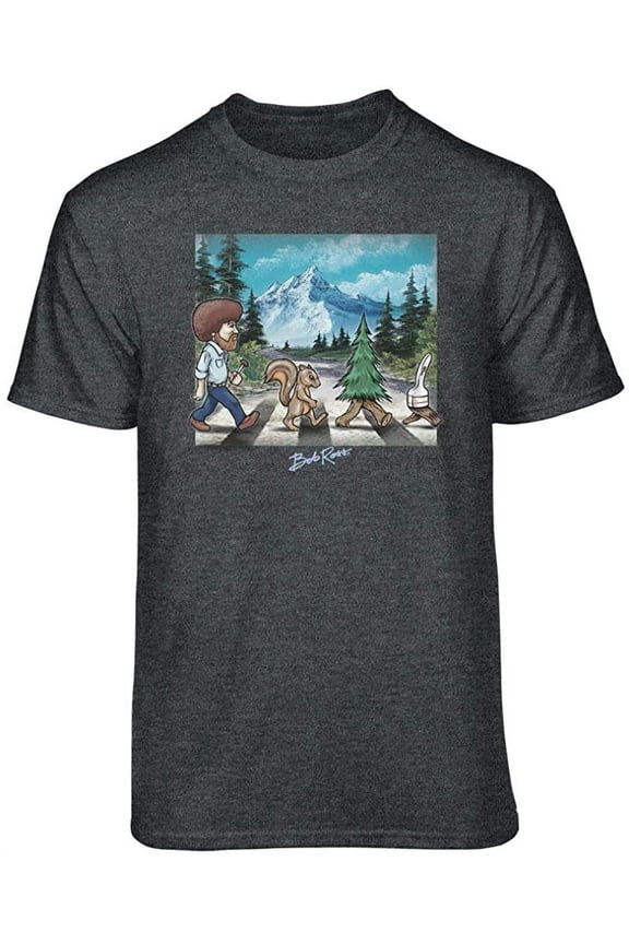 Bob Ross Road Walk Graphic T-Shirt