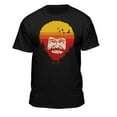 thumbnail image 1 of Teelocity Bob Ross Sunset Fill Graphic T-Shirt (Medium - Standard Fit, Black), 1 of 4